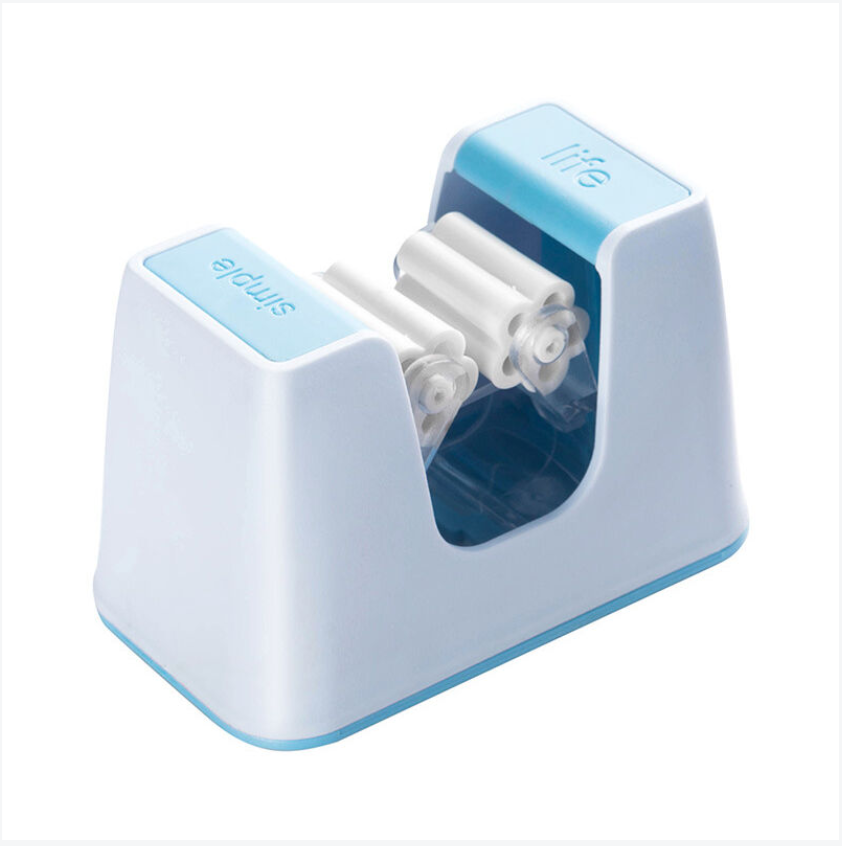 Support de balai adhésif sans perçage en ABS, pince à rouleau, 5 kg, bleu clair