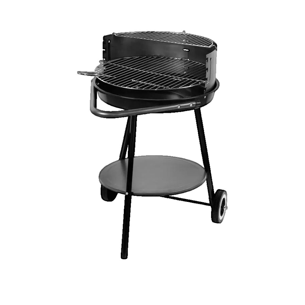 Aster Grau Rundgrill Mit Drehspieß Master Grill 49 Cm Mg911