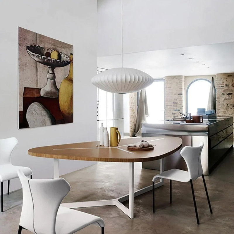Lustre Suspension En Tissu Ø50 Cm – Lanterne Zen Style Chinois Pour
