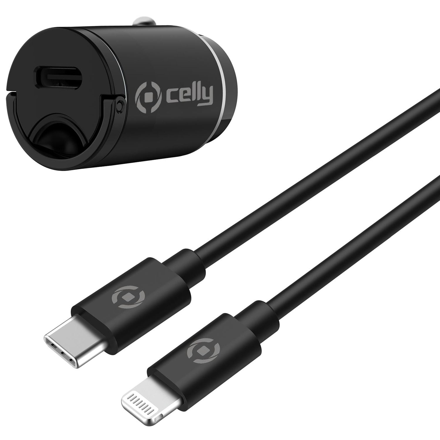 Celly CCMINILIGHT Ladegerät für mobile Geräte Schwarz Auto, Auto Adapter, Schwarz - Bild 4