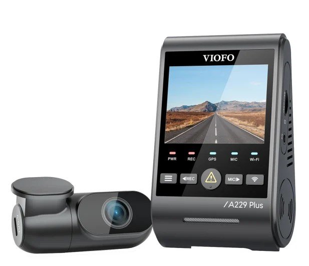Viofo A229 Plus 3CH (Eingebautes Display, GPS-Empfänger, WLAN, 2K), Dashcam, Schwarz - Image 3