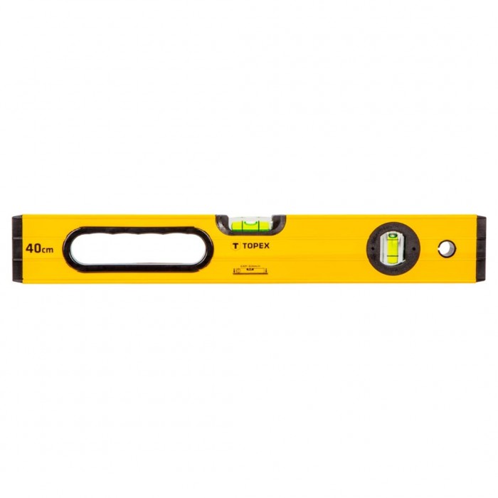 Topex Wasserwaage Aus Aluminium, Typ 600, 40 Cm, 2 Libellen