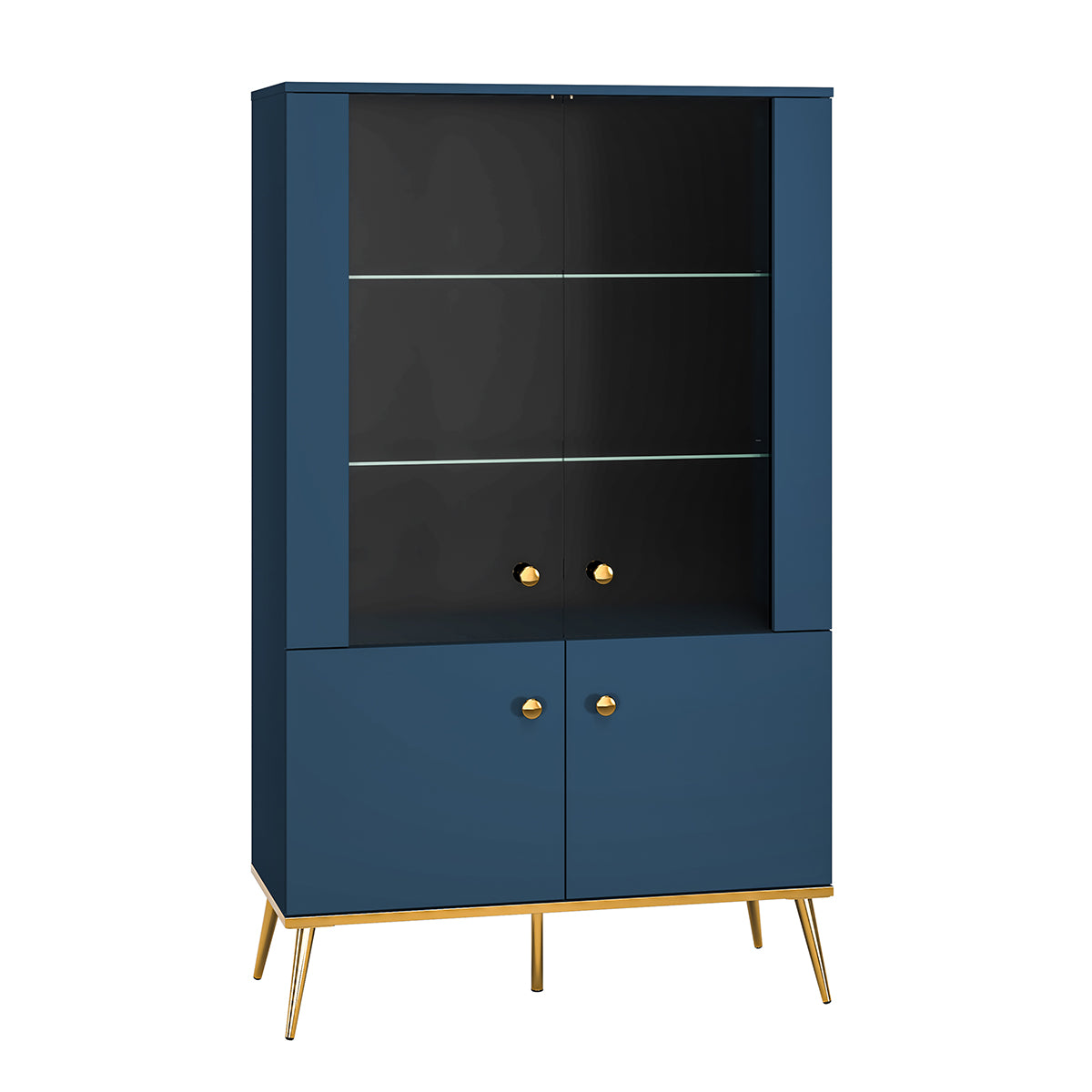 Vaisselier 4 Portes Thalia Bleu