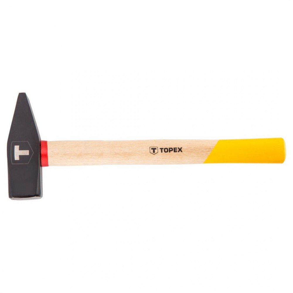 Topex Gelb Schlosserhammer, 1500 G, Holzgriff