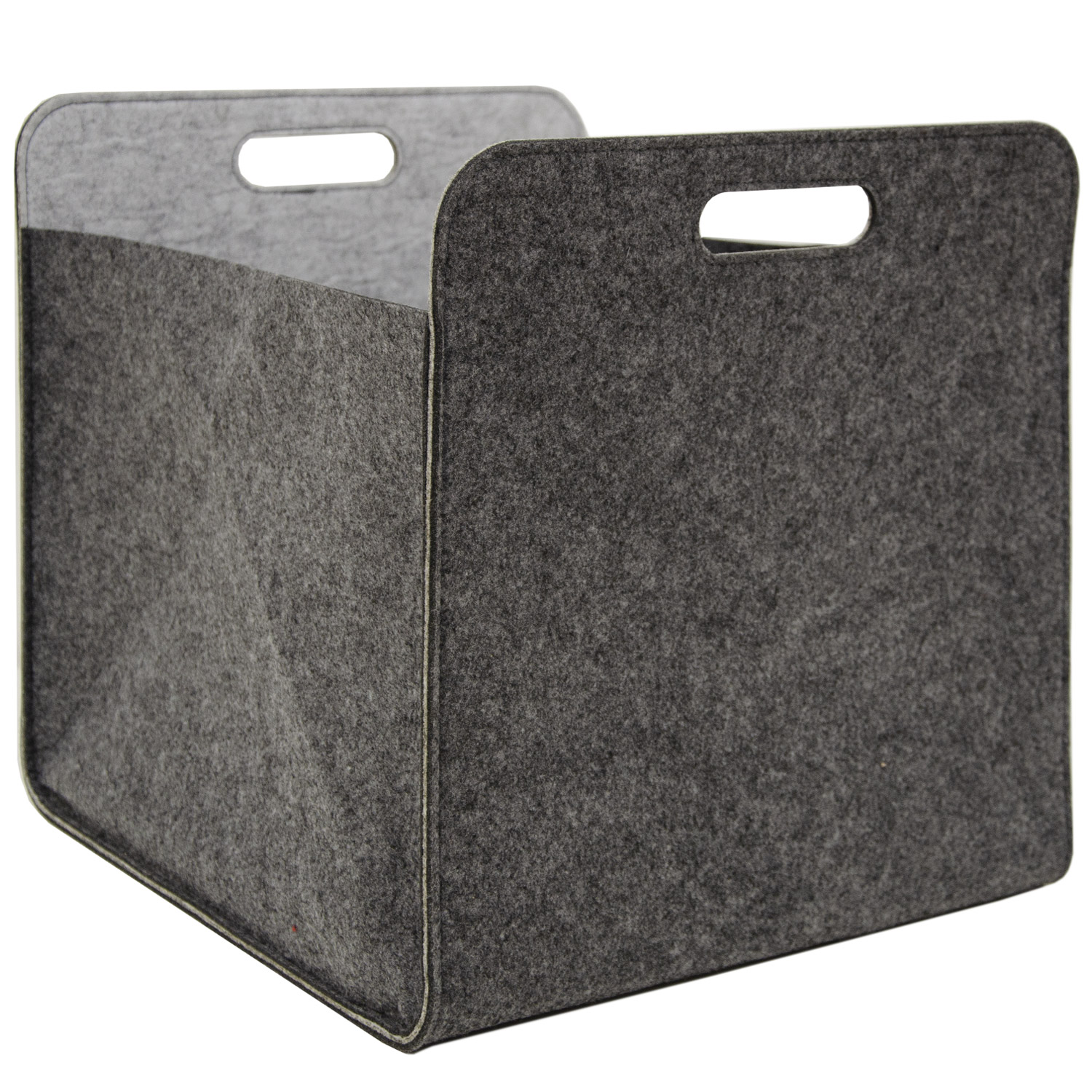 Dunedesign Filz Aufbewahrungsbox 33x33x38 Cm Kallax Filzkorb Regal Einsatz Box Filzbox Grau