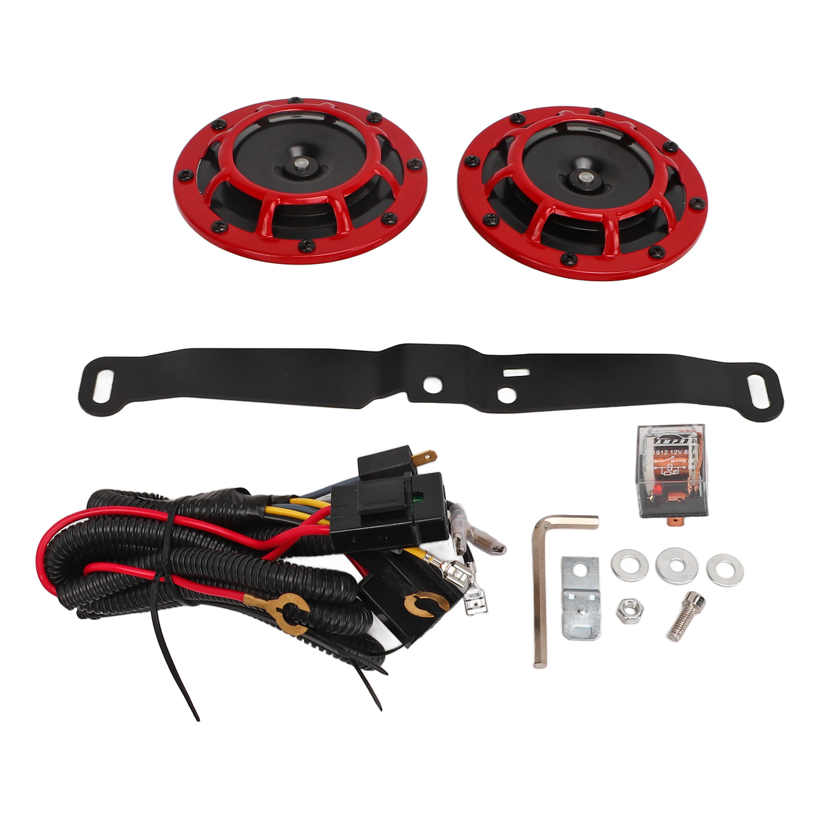 Clacson Elettrico Per Auto Da 12v 115db, Suono Potente, Kit Doppio Universale Per Camion, Camper, Motociclette, Utv E Atv.