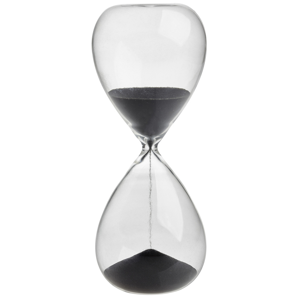 Tfa Anthrazit - Dostmann Sanduhr Transparent, Analog