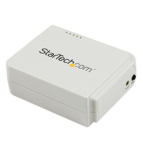 StarTech.com 1 Port USB WLAN N 802.11 b/g/n Printserver mit 10/100 Mb/s Ethernet Anschluss, Weiß, Status, USB, LAN, Ethernet LAN / WLAN, IEEE 802.3, IEEE 802.3u, IEEE 802.11b, IEEE 802.11g, IEEE 802.11n, 10,100 Mbit/s, 10BASE-T, 100BASE-T - Image 5