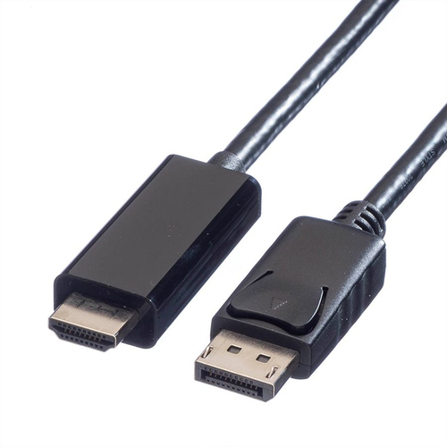 Value DisplayPort — HDMI (Typ A) (1 m), Videokabel, Schwarz - Bild 3