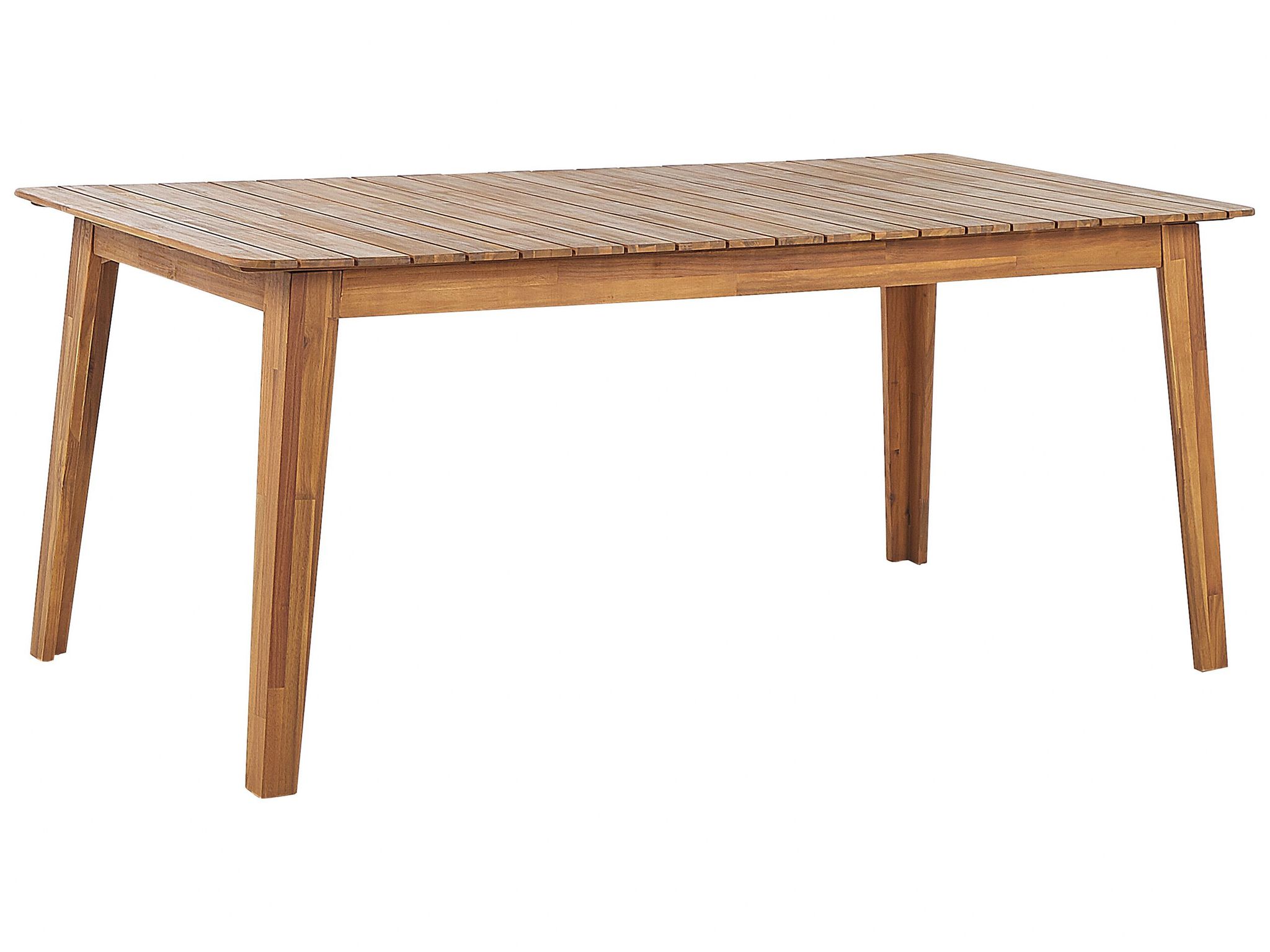 Beliani - Rustic Acacia Wood Garden Dining Table For 6 Outdoor 180 X 90 Cm Fornelli