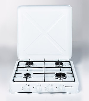 Ravanson Schwarz Countertop Hob Gas K-04T [4 Zone(S)]