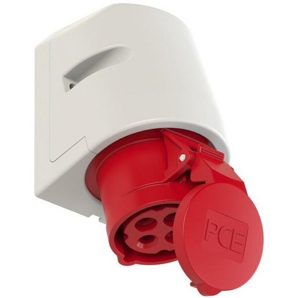 Pce Rot Feste Steckdose 16A 4P 400V Ip44 114-6