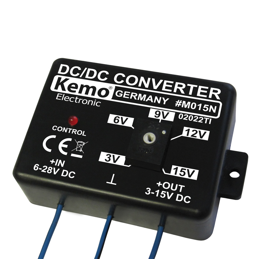 Kemo M015N Spannungswandler in 6V - 28V DC out 3V - 15V DC - 1,5A - Image 4