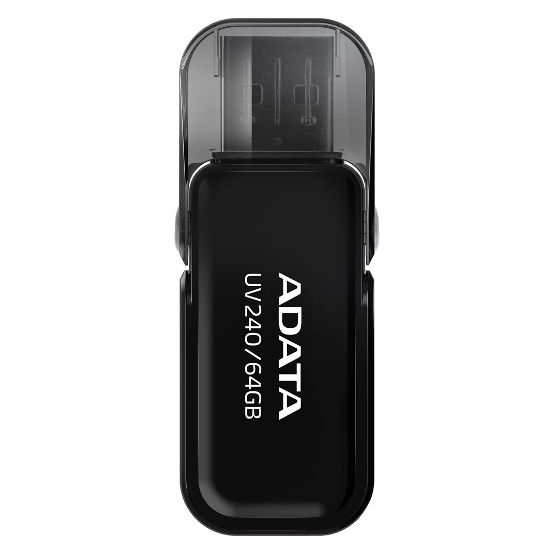 Adata Usb-Stick Uv240 - 64 Gb - Usb 2.0 - Kappe - Schwarz - Bild 4