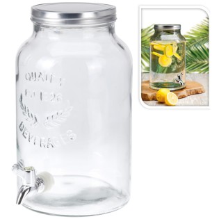 Excellent - pot avec robinet et couvercle distributeur de boissons Houseware, capacité 8 l