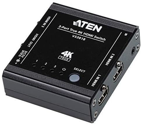 Aten Logo 3-Port True 4K Hdmi Switch Vs381b - Bild 10