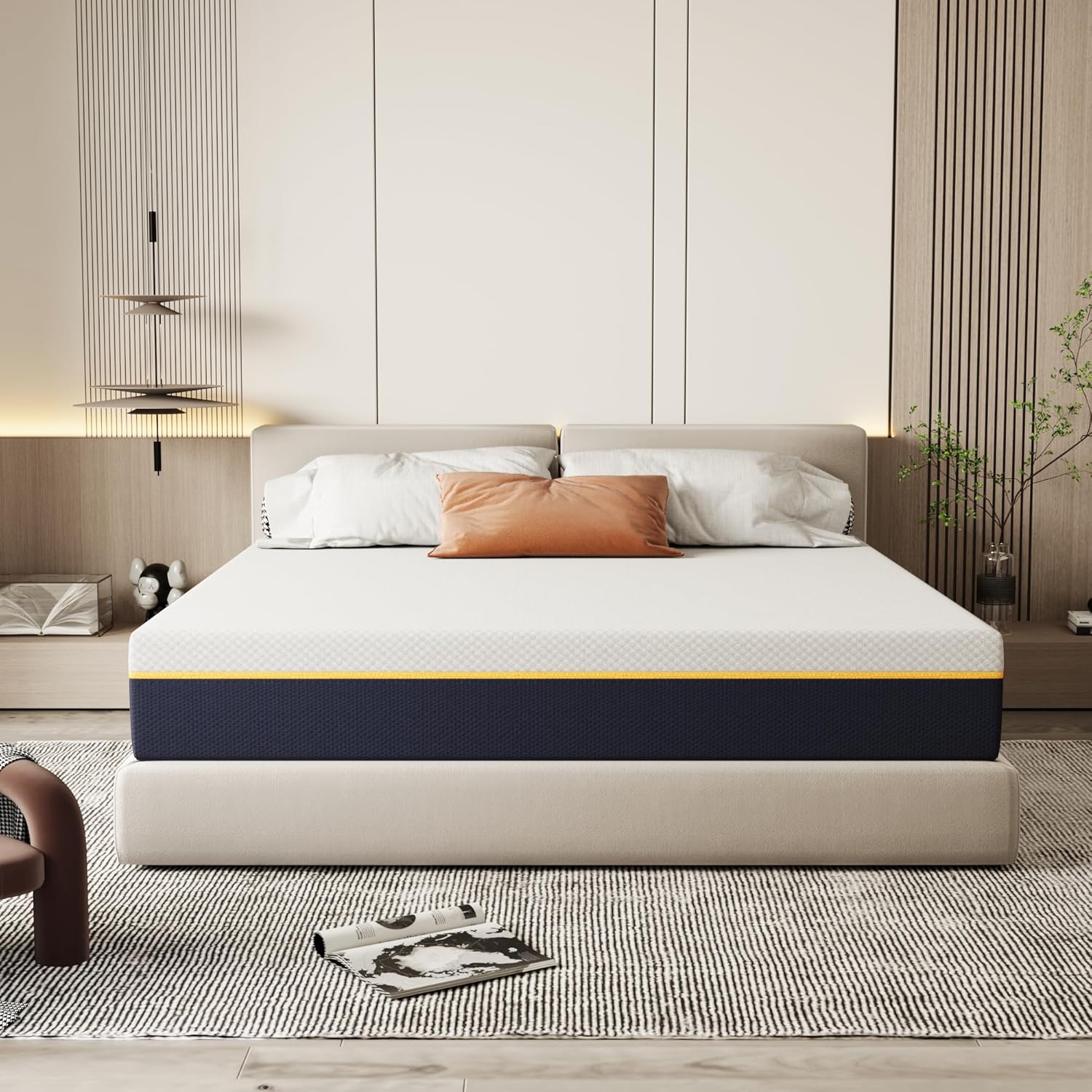 Dewinner – Matelas Mémoire De Forme 140 X 200 Cm – Hauteur 21 Cm
