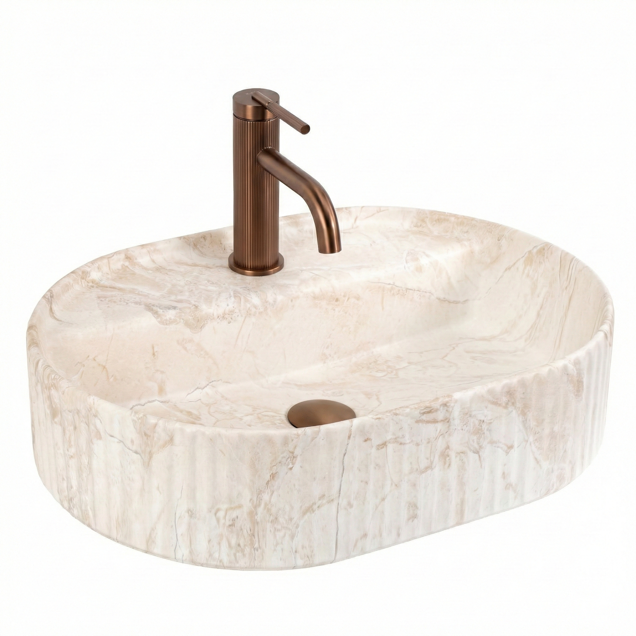 Countertop Washbasin Rea Marcela 50 Saturn Beige
