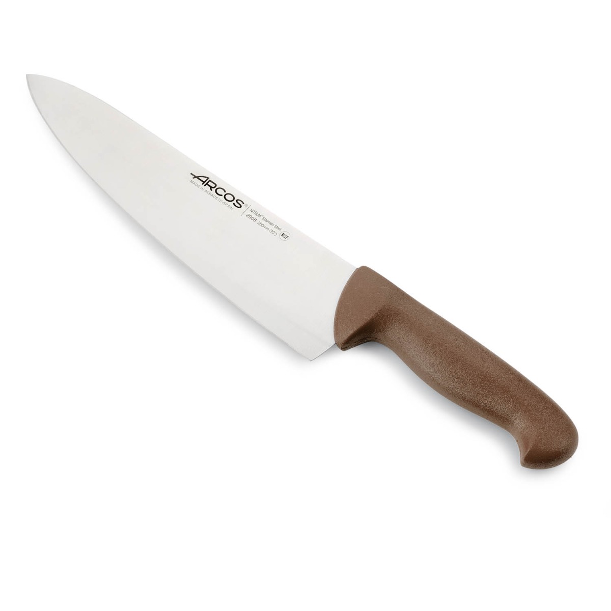 Arcos Weiß Kochmesser 25 Cm Edelstahl Nitrum Rutschfester Griff
