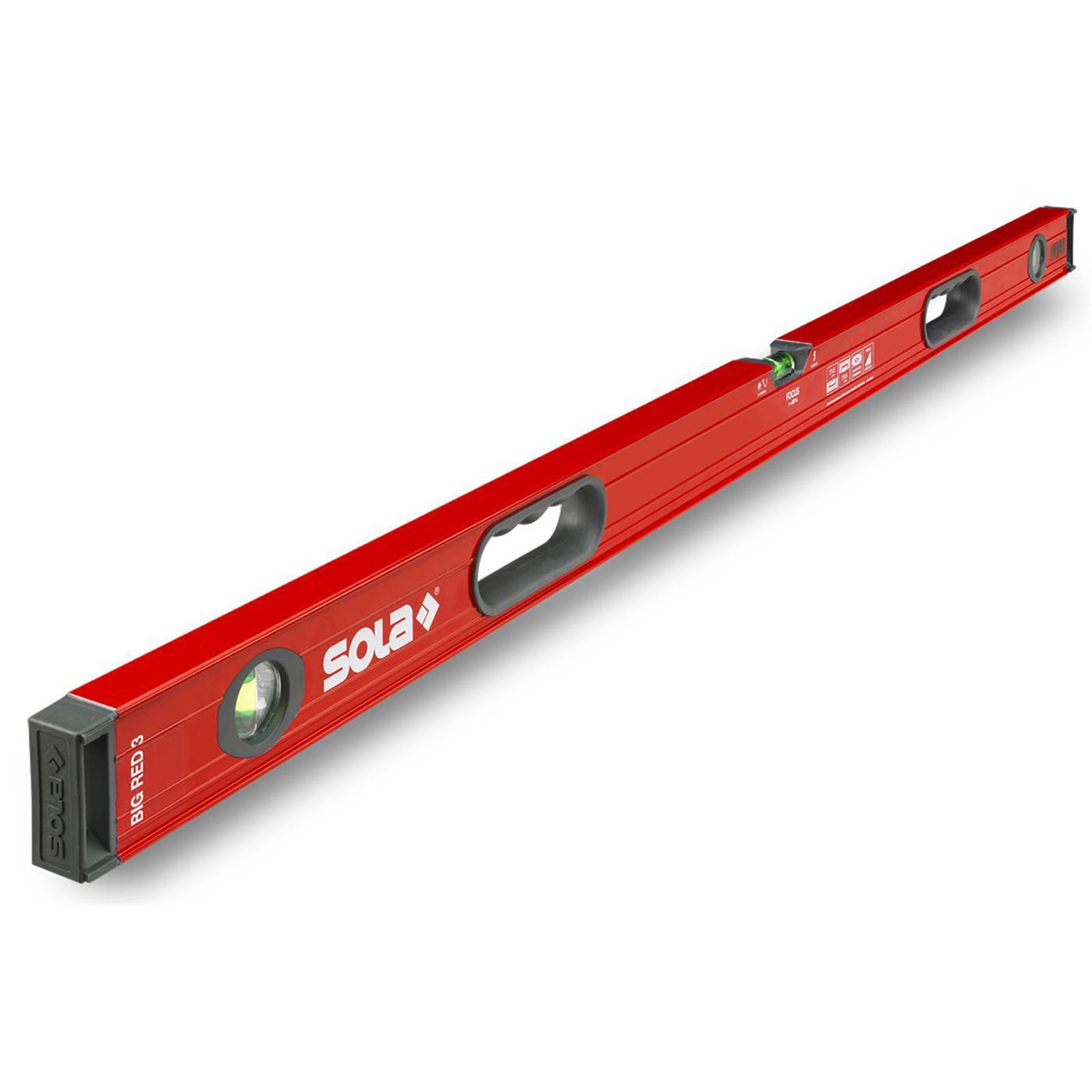 Sola Messwerkzeuge Rot Wasserwaage, Spirit Line Vu-5118 Mr-3/180 Cm (180 Cm) - Image 3