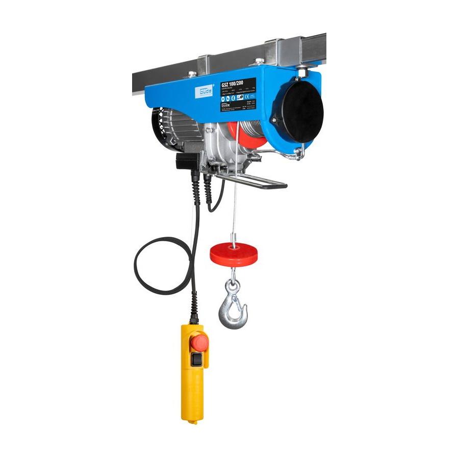 GÜDE GSZ 100/200 elektrischer Seilzug Flaschenzug Kettenzug 200 kg 450 W - Image 5