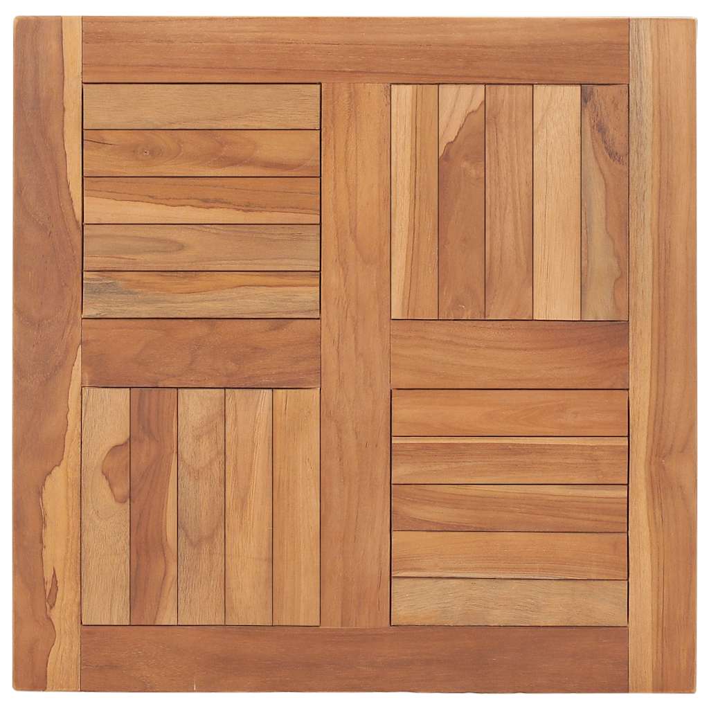 Table Top Solid Teak Wood 60x60x2.5 Cm Vidaxl