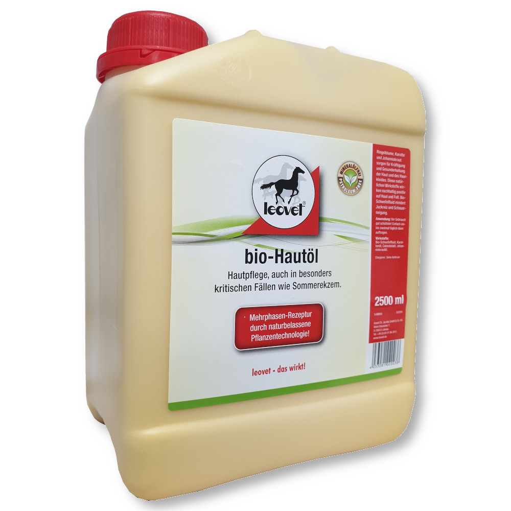 Leovet - Bio Hautöl 2500 Ml Geg Sommerexzem Pferdehaut Exzem Pferdeexzem Exzemer 4033081020038