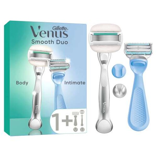 Gillette Venus Intimate, Rasierer +2 Ersatzklingen
