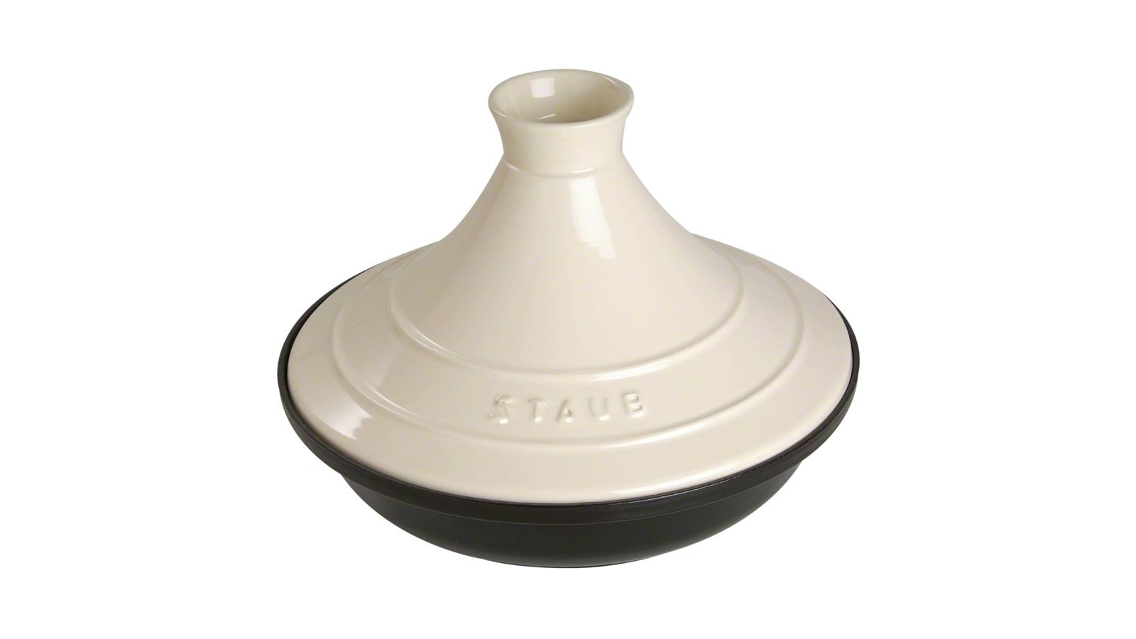 Staub Tajine, Rund, Gusseisen, Creme, 20 cm, 1,6 kg, 1 Stück - Image 4