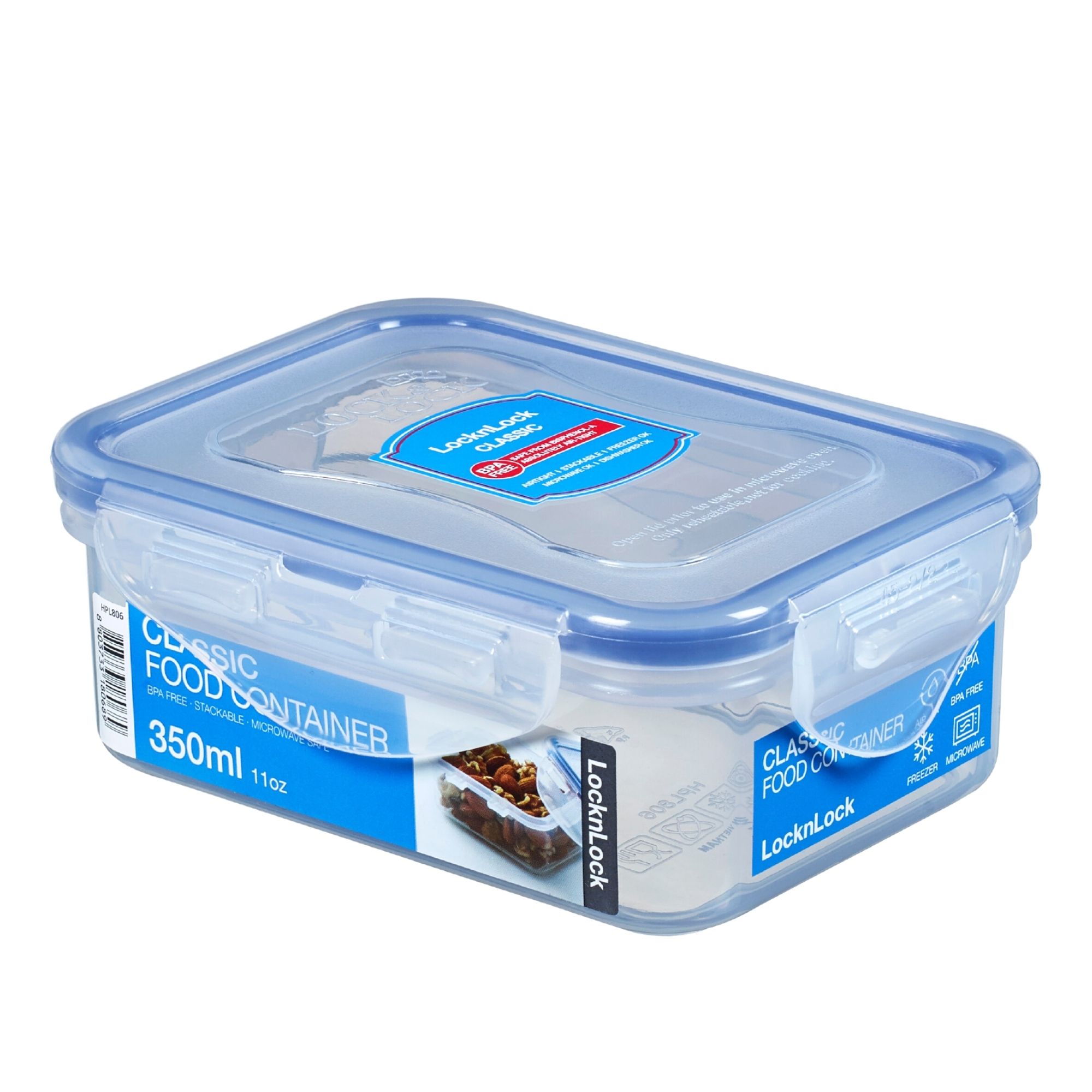 LOCK&LOCK Frischhaltedose Gefrierdose Box HPL806 beere 350ml Geocaching Dose - Bild 4