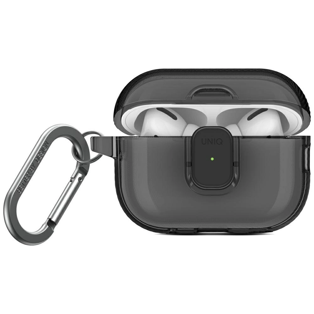 Oem Uniq Glase Pro Hülle Für Airpods Pro 2 – Schwarz 8886463693612