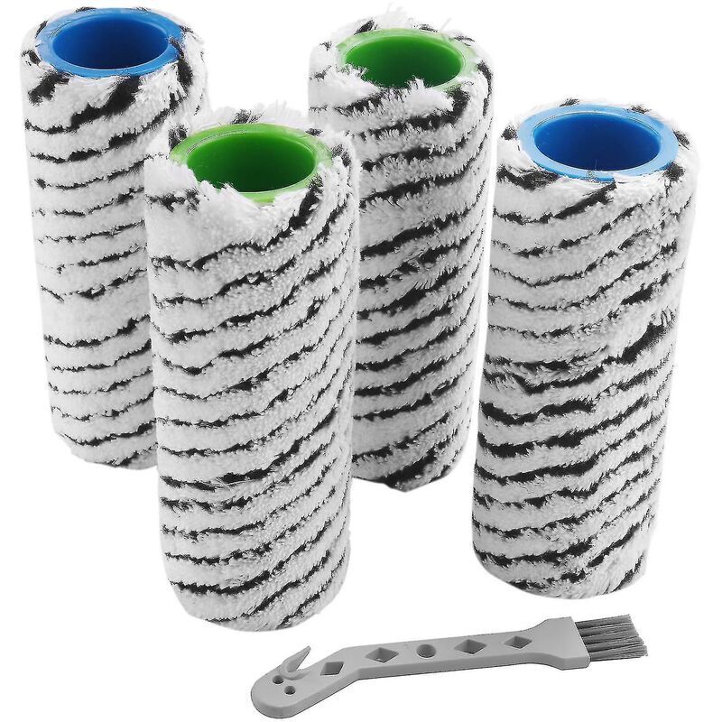 Brosse à rouleaux en pierre pour Kärcher FC7 et FC5, lot de 4