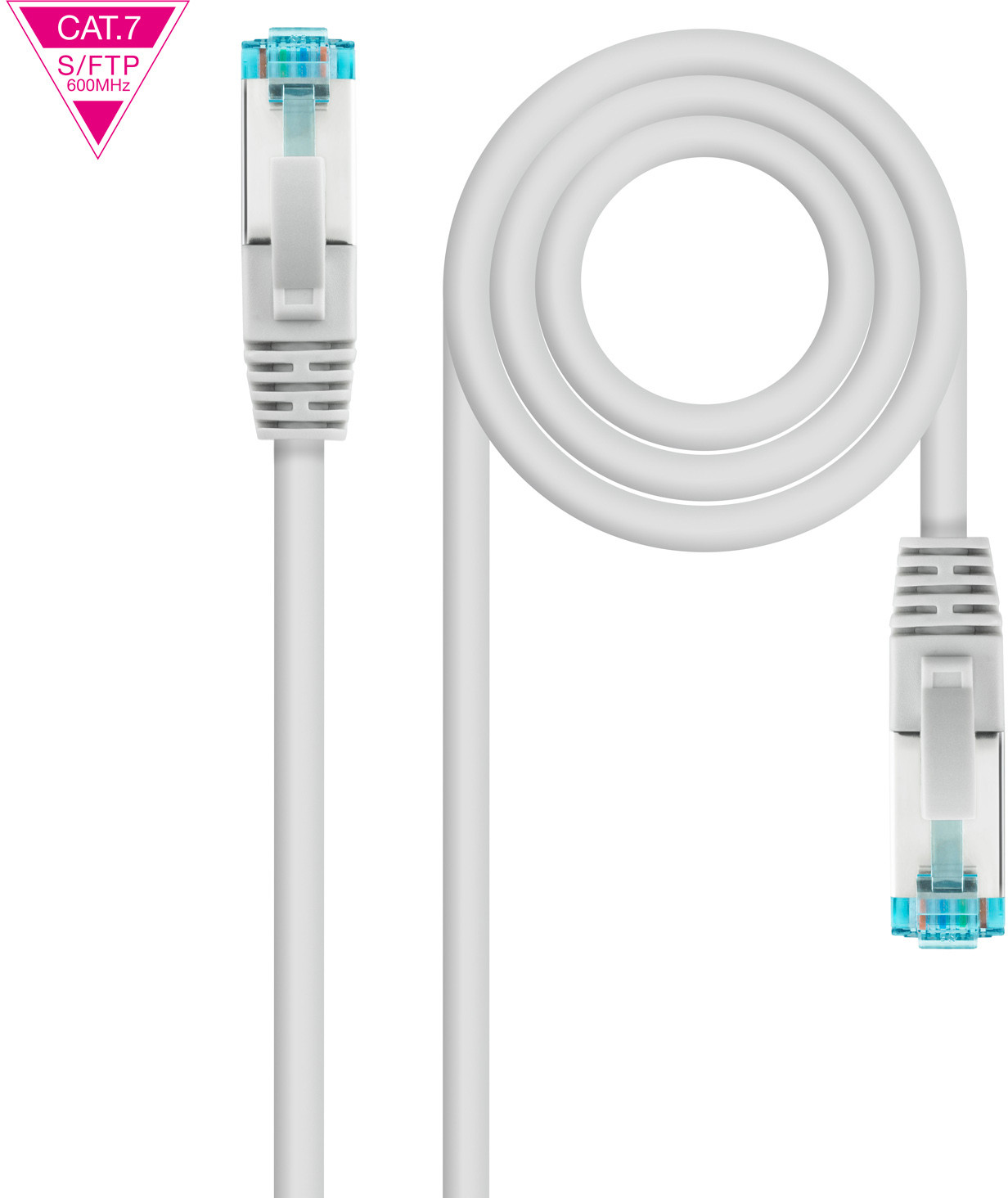 Nano Cable Grau Rj45 Cat7 S/Ftp Cu Lszh 20M Nanokabel 10.20.1720