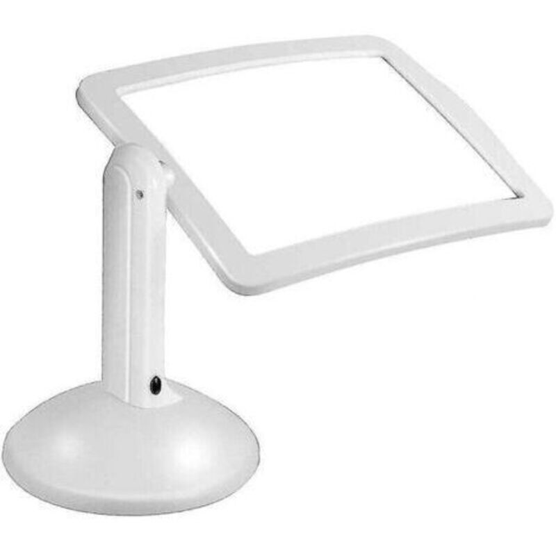Loupe rectangulaire à LED 3x avec rotation 360°, lot de 3