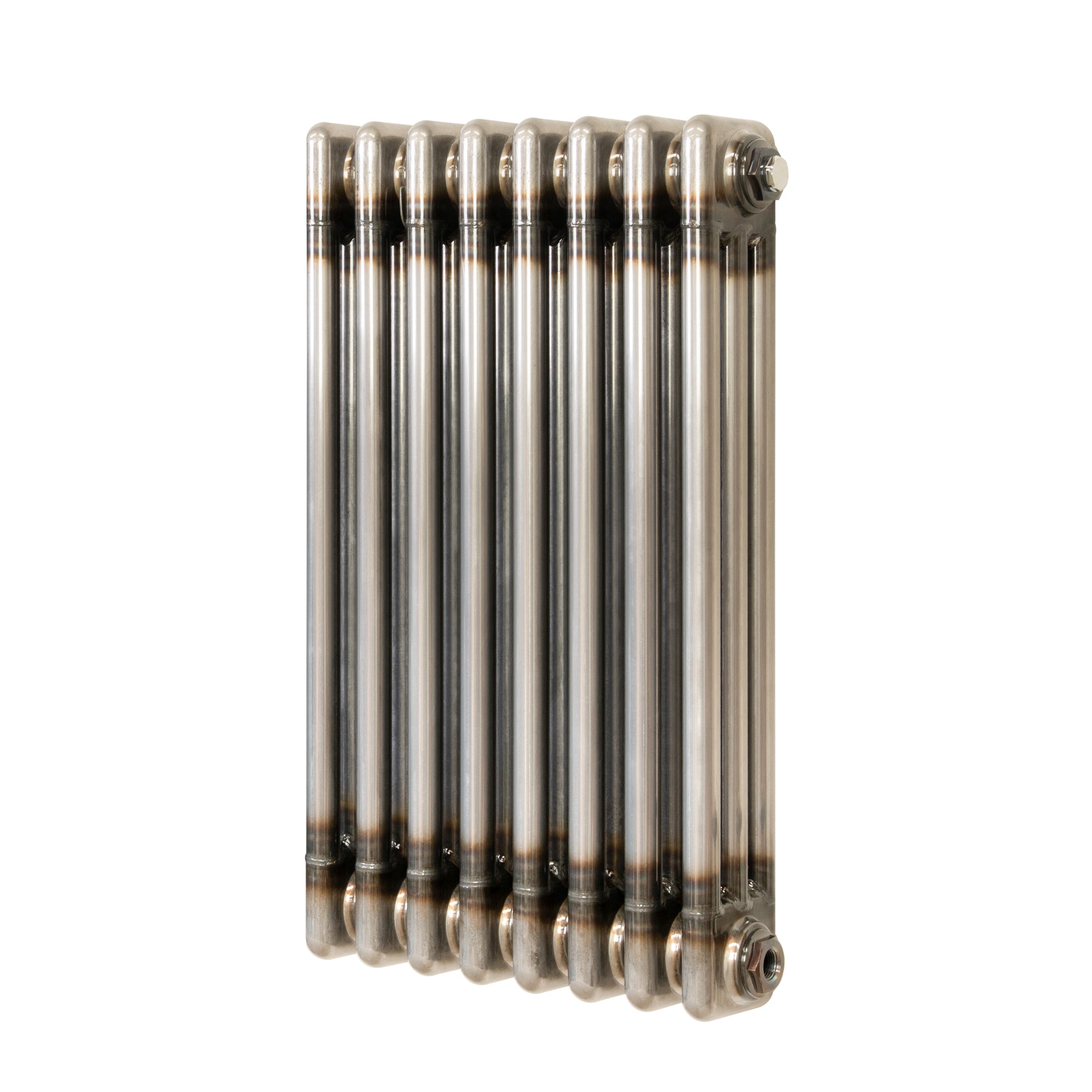 Monster Shop Traditional 3 Column Radiator - 600 X 425mm - Raw Metal