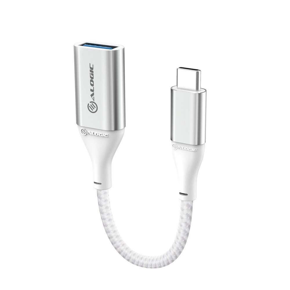 Alogic Super Ultra Usb 3.1 Usb-C Auf Usb-A Adapter 15Cm Silber Ulcaa-Slv - Image 4