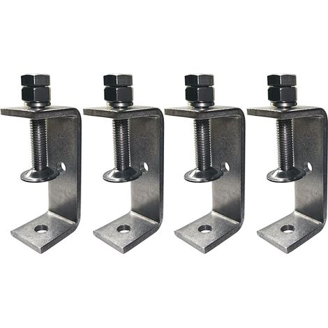 Mini serre-joints en C ouverture 75 mm, plage de serrage 40-70 mm, lot de 4