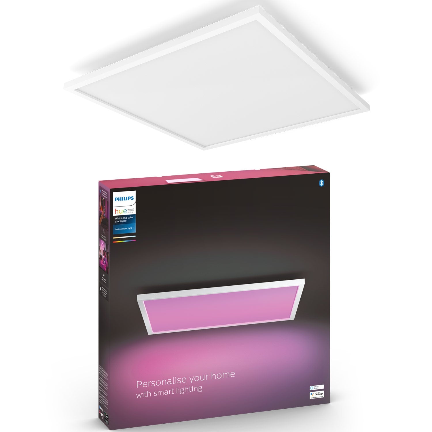 Philips Hue White & Color Ambiance Surimu Deckenleuchte • 60X60cm Größe 16 Weiß - Bild 4
