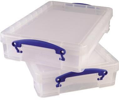 Really Useful Box Aufbewahrungsbox 4C 39X8,8X24cm 4L Transparent 123211603 - Bild 5