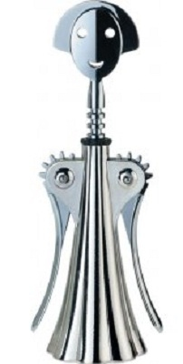 Alessi Unisex Metall - Korkenzieher Mendini - Verchromtes Zamac - Designer Alessandro Mendini - Image 4