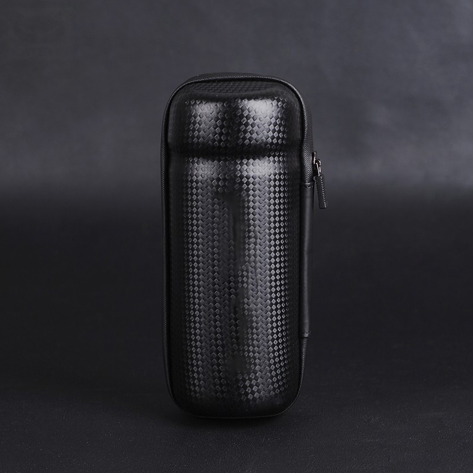 Sacoche à outils vélo étanche en PU, forme bouteille pour porte-bidon, rangement élastique double couche