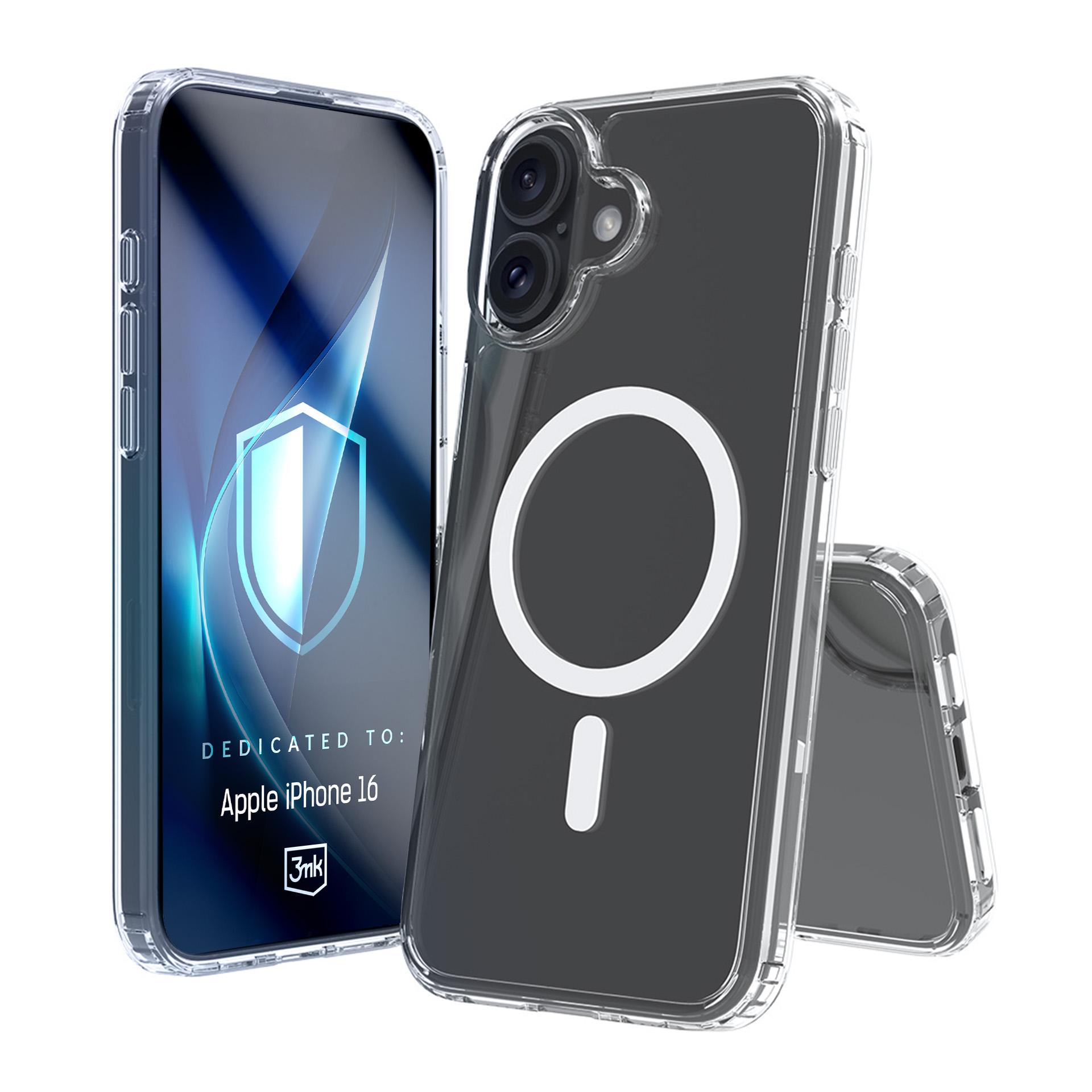 3MK Etui Armor MagCase do Apple iPhone 16 (Apple iPhone 16), Smartphone Hülle, Transparent - Bild 2
