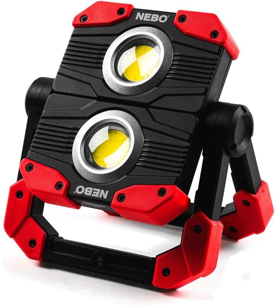 Nebo Schwarz/Rot Arbeitsleuchte, Omni 2K Led-Arbeitslampe (2000 Lm) - Bild 3