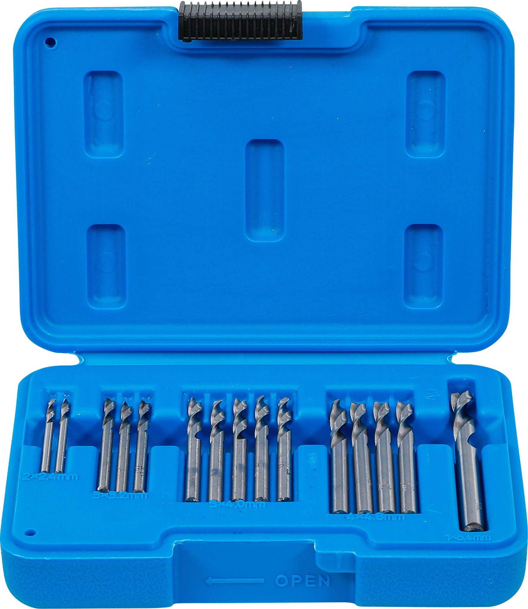 Bgs Technic - Jeu De Forets De Rivets Hss 2,4 - 6,4mm 15 Pièces Bgs 2097 — photo de l’offre ManoMano