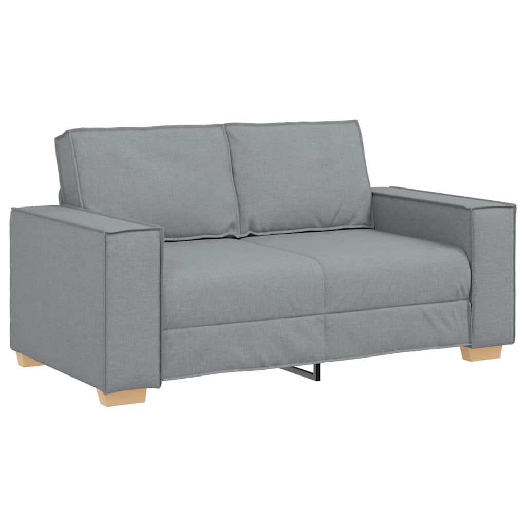2-seater Sofa Light Grey 160x78x84 Cm Fabric Vidaxl