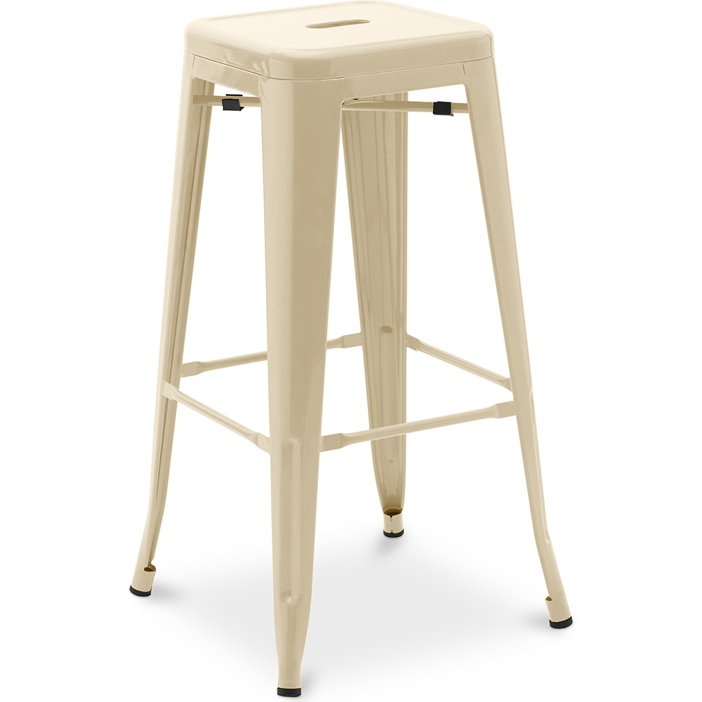 Privatefloor - Tabouret De Bar – Style Industriel – Acier – 76 Cm