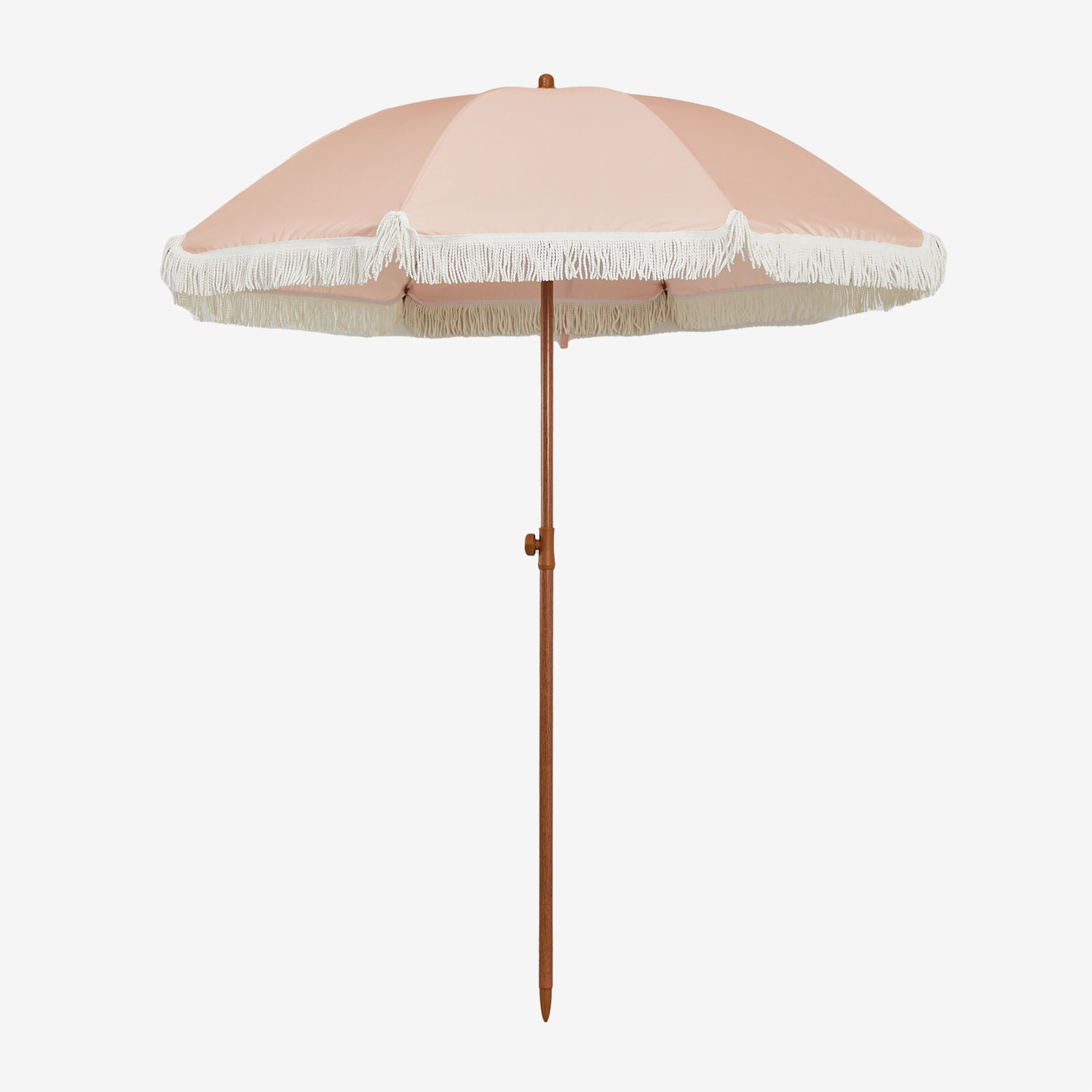 Sklum - Parasol Miska Ø175 Cm En Tissu Et Acier Rose Quartz