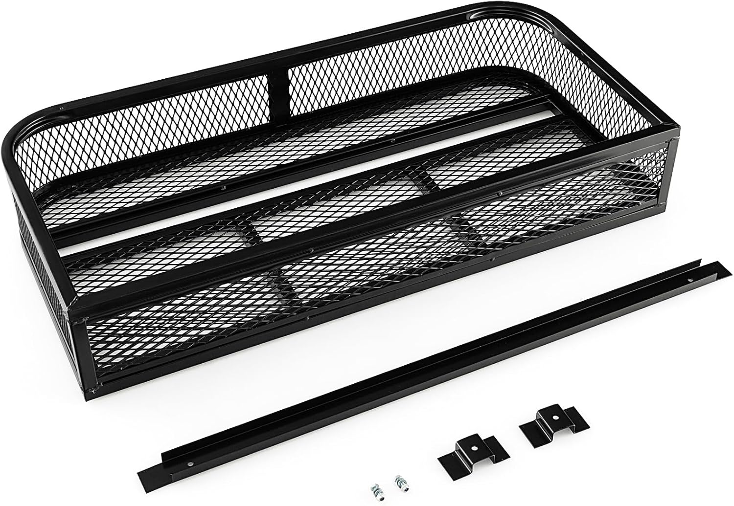 Costway Cestino Portaoggetti Anteriore Per Atv, Cestino Portapacchi Anteriore Resistente Con Telaio In Metallo A Maglie, Cestino Portaoggetti Per Accessori Per Atv/utv, 92 X 44 X 16,5 Cm