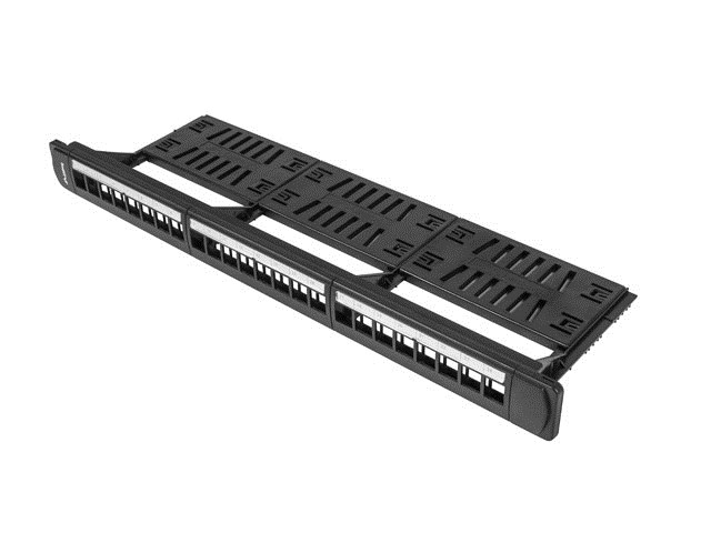 Lanberg PPKS-1124-B - patch panel blank - 1U - 19 - Bild 3