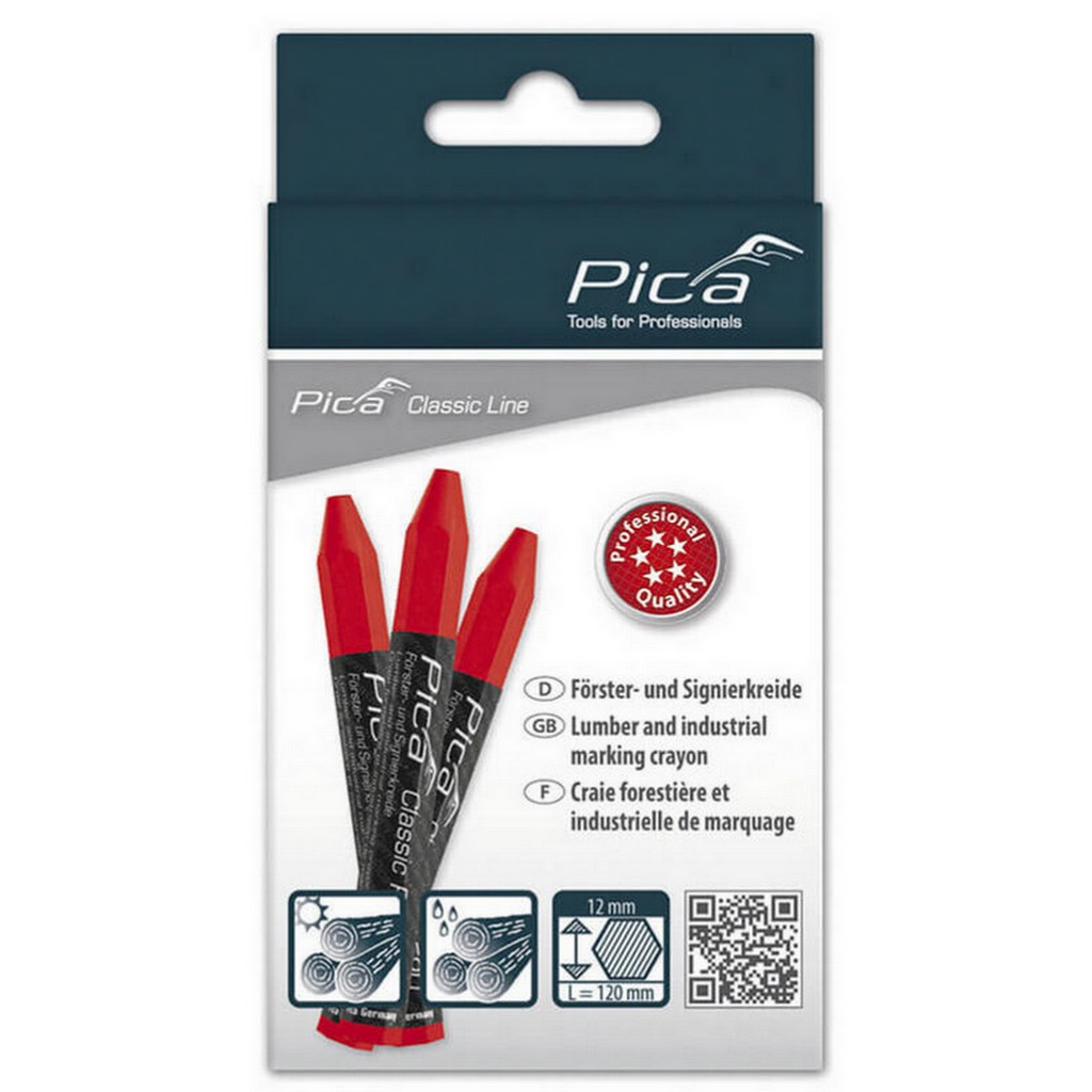 Pica Rot - Förster-/Signierkreide Classic Pro 590 Papiert